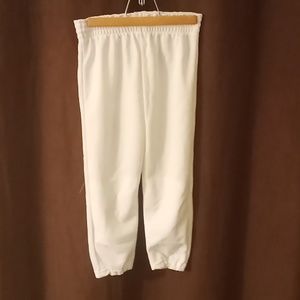 Baseball, White knicker style kids nwot